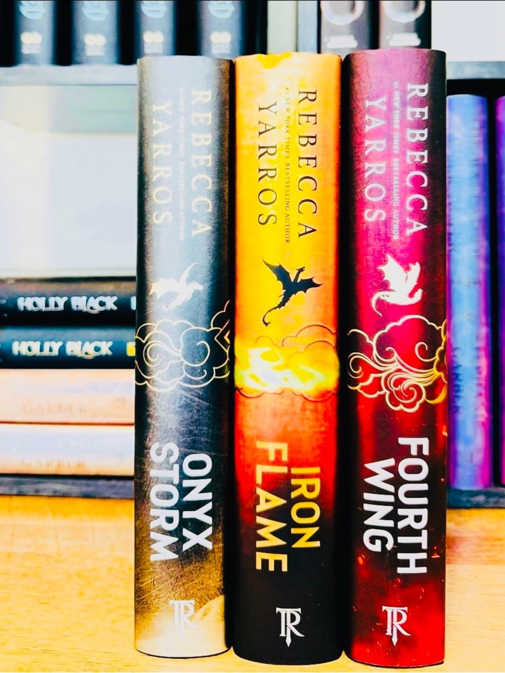 FOURTH WING Holiday Edition +IRON FLAME First Edition + ONYX STORM First Edition